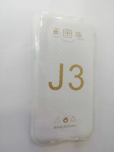 Силиконовый чехол Samsung J3 2016 J310F противоударный, эффект капель
