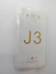 Силиконовый чехол Samsung J3 2016 J310F противоударный, эффект капель