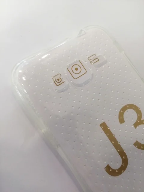 Силиконовый чехол Samsung J3 2016 J310F противоударный, эффект капель