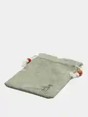 Зеленый мешок подарочный для украшений