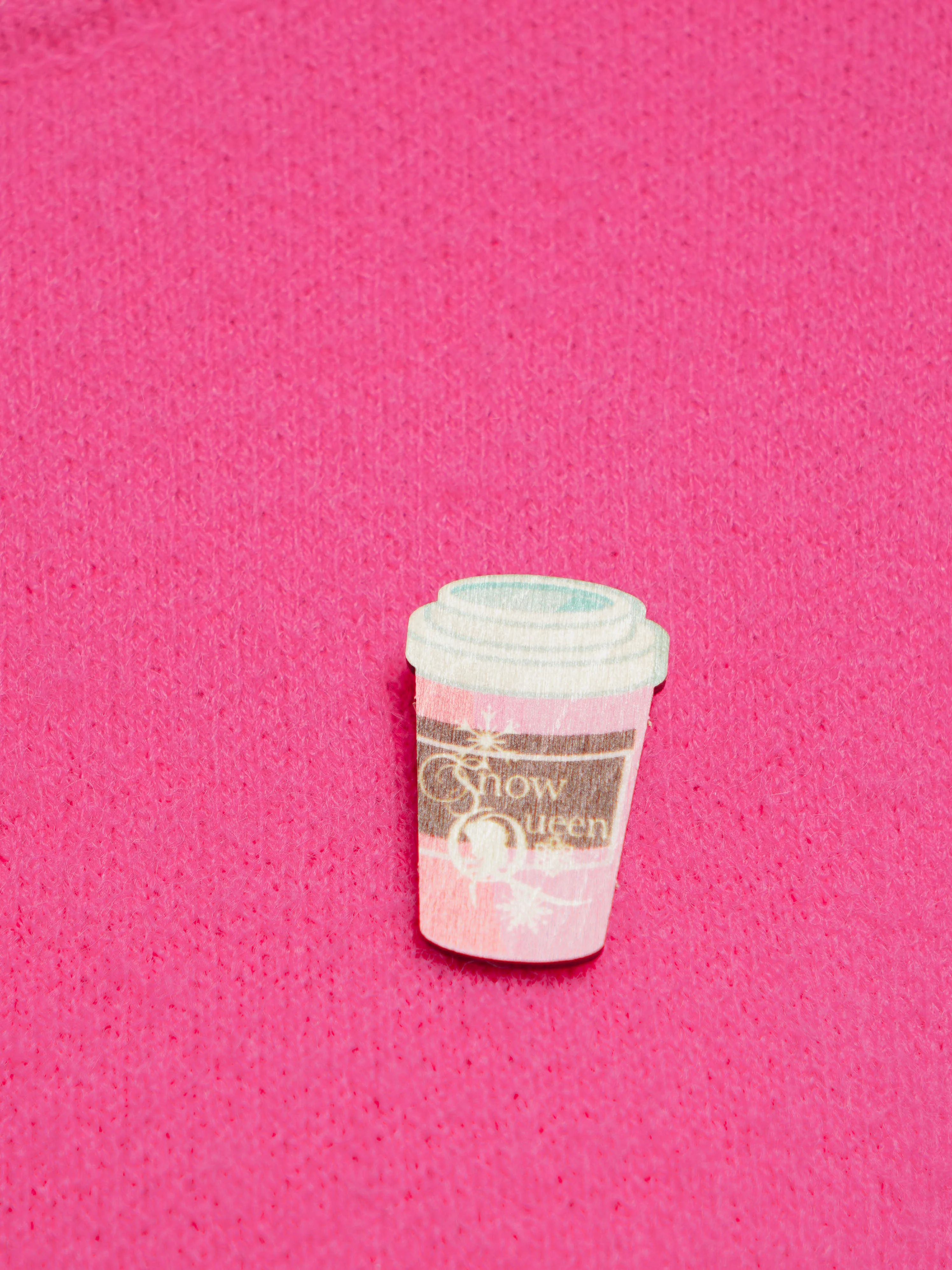 Значок на подложке Coffee "Холодное сердце"
