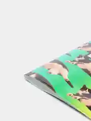 Терракотовый обложка на паспорт, с принтом