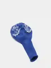Индиго шарик  с узорами для Дня Рождения и Праздника