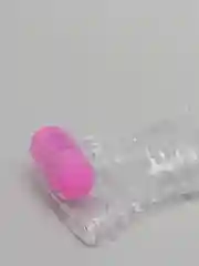 Белый насадка на пенис с вибропулей