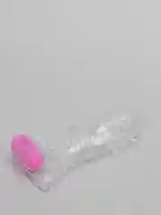 Серый меланж насадка на пенис с вибропулей
