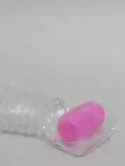Белый насадка на пенис с вибропулей
