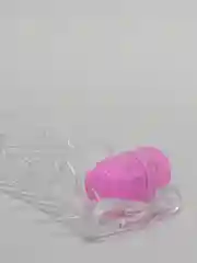 Серый металлик насадка на пенис с вибропулей