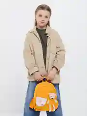 Желтый рюкзак детский, рюкзак к игрушкой,рюкзак для девочки