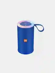 Синий колонка Bluetooth беспроводная со светомузыкой, T&G TG -512