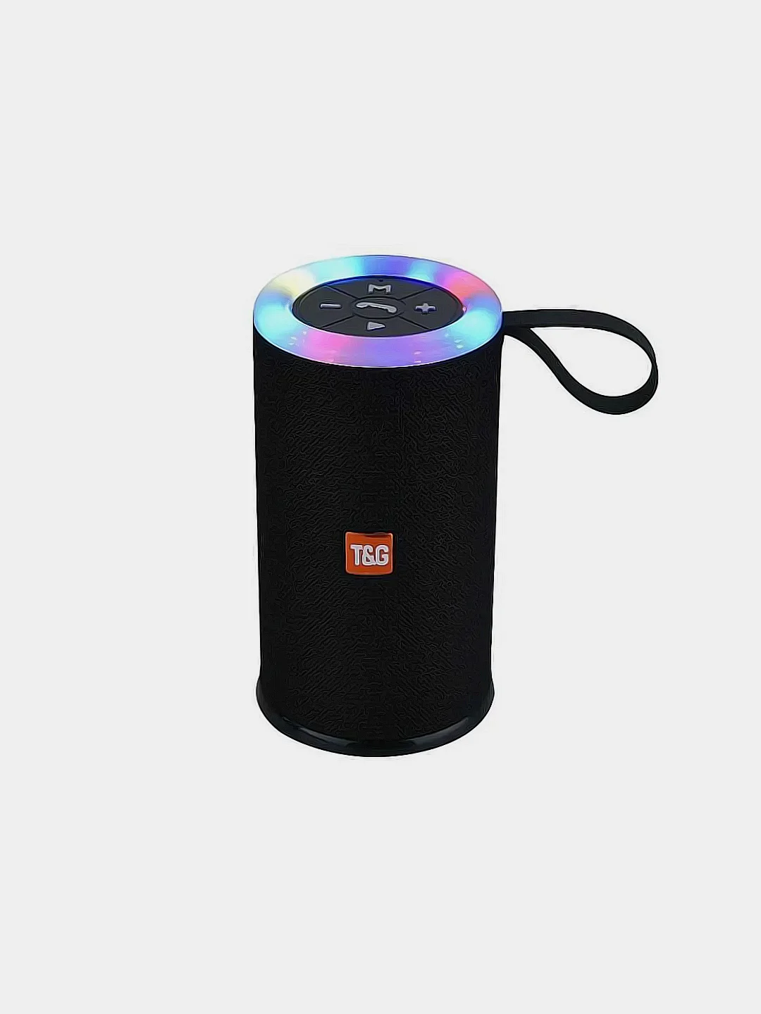 Черный колонка Bluetooth беспроводная со светомузыкой, T&G TG -512