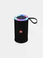 Черный колонка Bluetooth беспроводная со светомузыкой, T&G TG -512