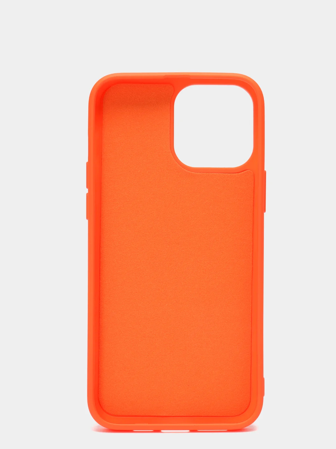 Оранжевый чехол для iPhone 13, 13 Pro, 13 Pro Max силиконовый с микрофиброй