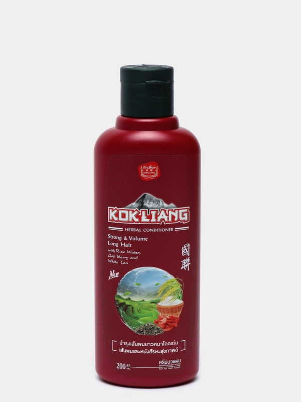 Кондиционер для роста волос безсульфатный с ягодами годжи Strong and Volume Long Hair
