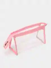 Розовый косметичка прозрачная