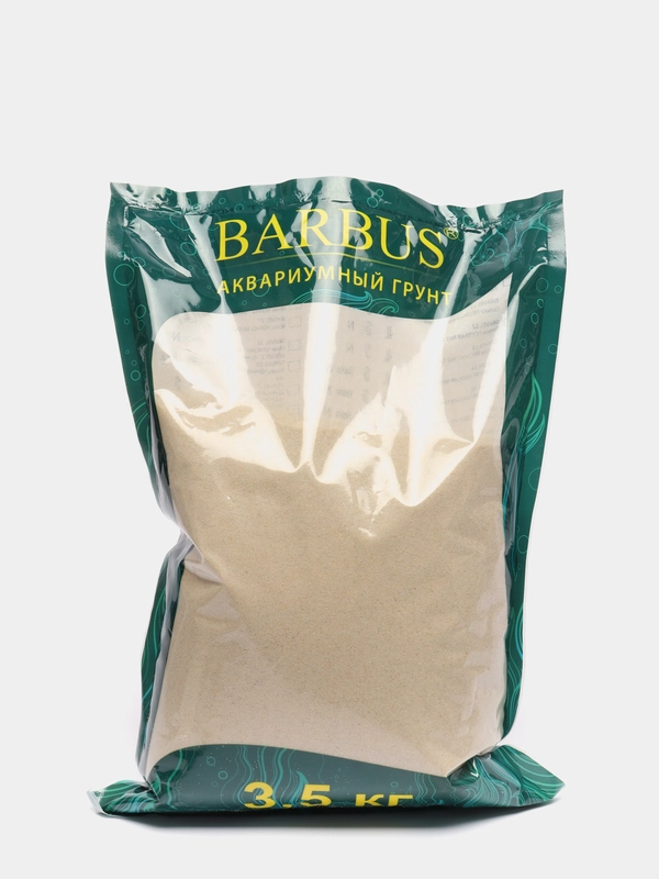 Грунт для аквариума Barbus "Карибы", кварцевый песок, 0,4-1 мм, 3,5 кг