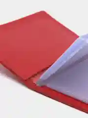 Красный визитница для 18 карт, из натуральной кожи