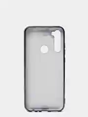 Черный чехол Xiaomi Redmi Note 8T цветной, силиконовый, с глянцевой рамкой (Редми Нот 8Т)