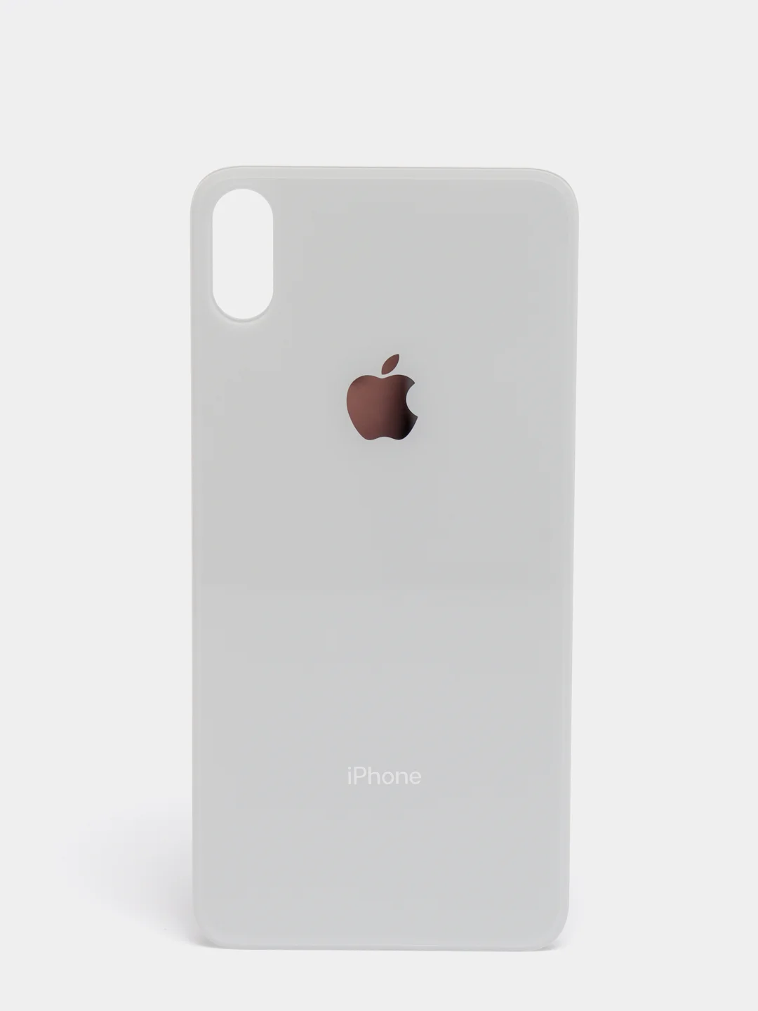 Серебряный задняя крышка для iPhone XS Max