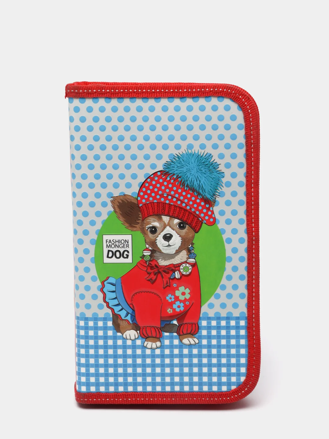 Пенал 1-секционный "Fashion Dog"