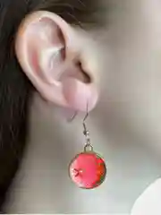 Серьги женские розовые "Звезда"