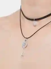 Серебряный чокер