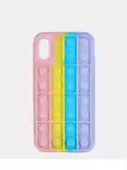 Красный чехол Pop-it для iPhone 12/12 Pro, X/XR, 11