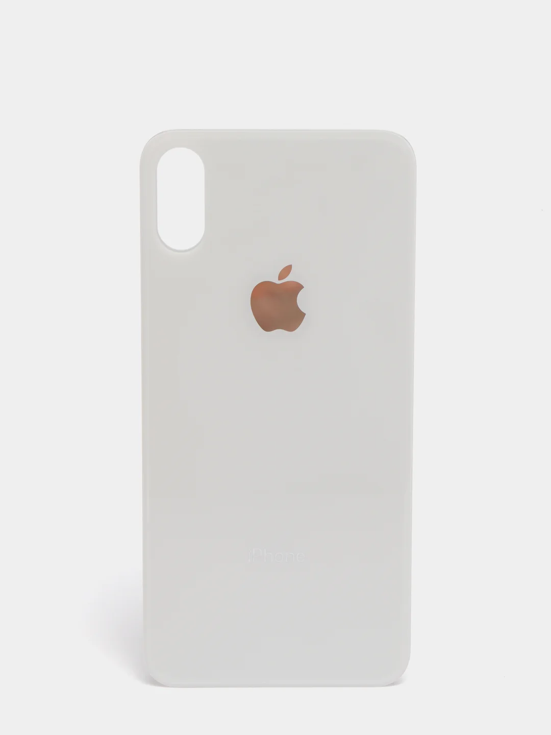 Серебряный задняя крышка для iPhone XS