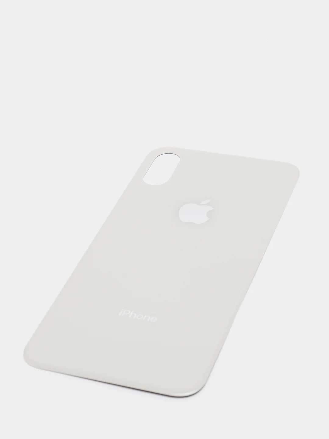 Серебряный задняя крышка для iPhone XS