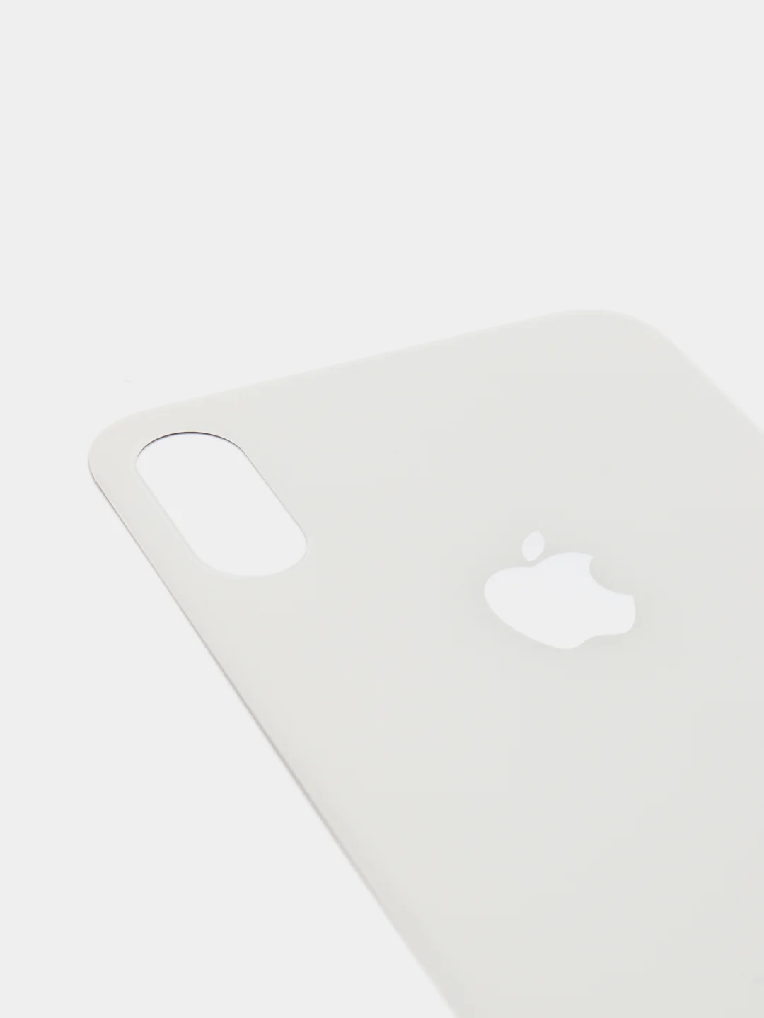 Серебряный задняя крышка для iPhone XS