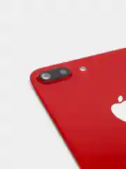 Красный задняя крышка для iPhone 8 Plus со стеклом камеры