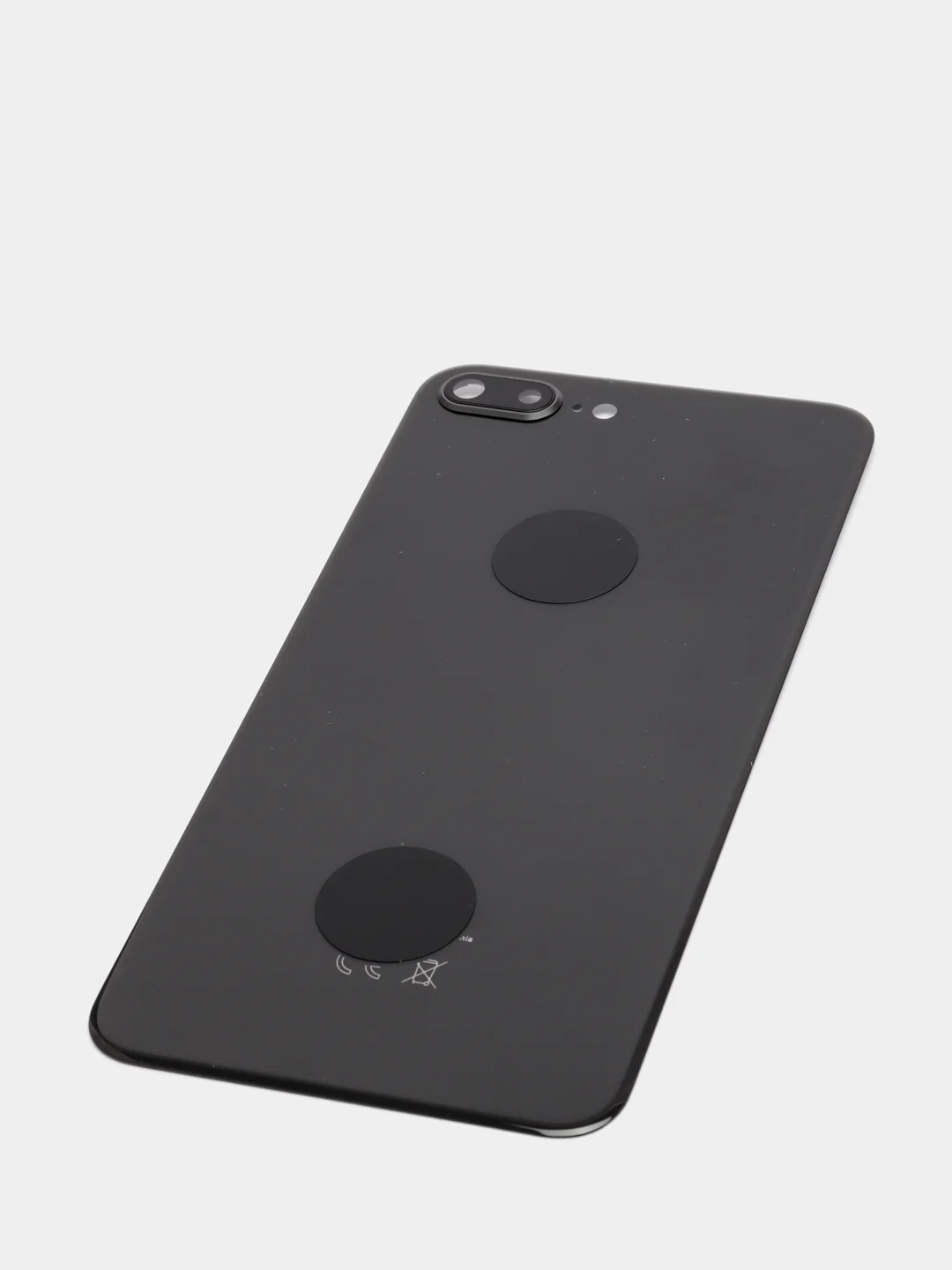 Серый задняя крышка для iPhone 8 Plus со стеклом камеры