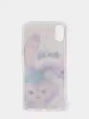 Лавандовый чехол Apple iPhone X / Xs чехол силиконовый с рисунком