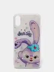 Лавандовый чехол Apple iPhone X / Xs чехол силиконовый с рисунком