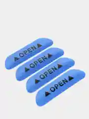 Синий наклейка светоотражающая на двери автомобиля OPEN, 4 шт