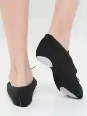 Черный балетки спортивные