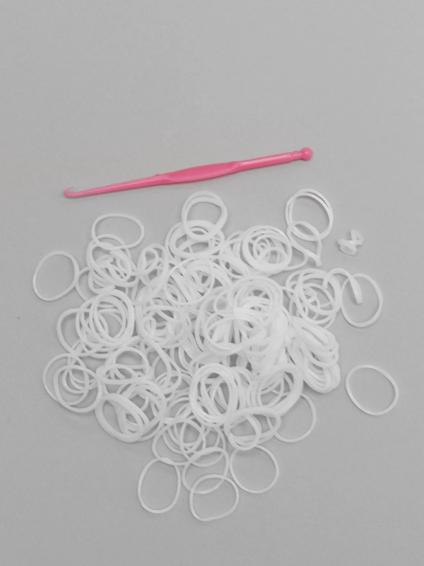 Резинки для плетения Loom Bands 600 штук, белый