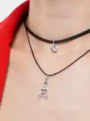 Серебряный чокер