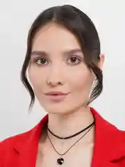 Тёмно-бордовый чокер