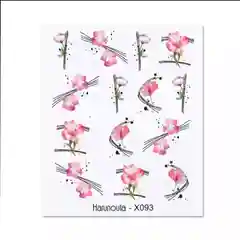 Бежевый меланж наклейки на ногти/слайдеры на ногти/декор для ногтей