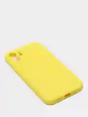 Желтый чехол iPhone 11 13 12 Pro Mini силиконовый ( Айфон Про Мини )