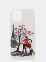 Зеленый чехол iPhone 12 / 12 Pro, 12 Pro Max, 12 Mini чехол силиконовый с рисунком