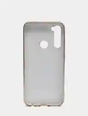 Лимонный чехол Xiaomi Redmi Note 8 2019/21 цветной, силиконовый, с глянцевой рамкой (Редми Нот 8)