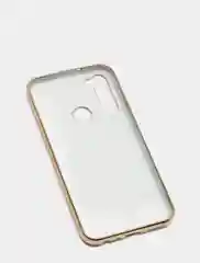 Лимонный чехол Xiaomi Redmi Note 8 2019/21 цветной, силиконовый, с глянцевой рамкой (Редми Нот 8)