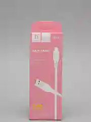 Кабель USB Denmen Micro USB/ Type-C/ Lightning, 2.4A, Fast Charge