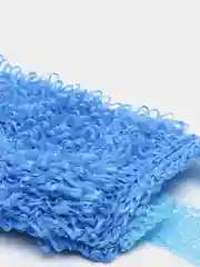 Мочалка для тела вязаная, массажная, двусторонняя, с ручками