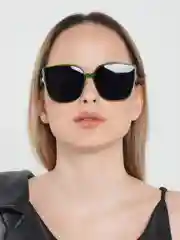 Зеленый солнцезащитные женские очки