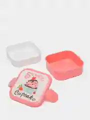 Коралловый контейнер для еды, ланч-бокс (0,4л+0,4л) IDEA