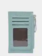 Голубой компактный кошелек, кардхолдер, визитница, кредитница, зажим для денег