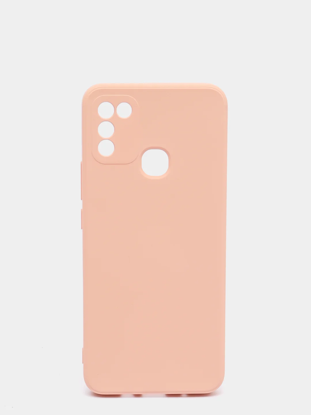 Пудровый чехол с защитой камеры и бархатом внутри для Infinix Hot 11 play, Hot 10 play