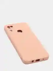 Пудровый чехол с защитой камеры и бархатом внутри для Infinix Hot 11 play, Hot 10 play
